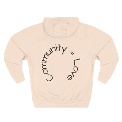 'Community = Love' Hoodie