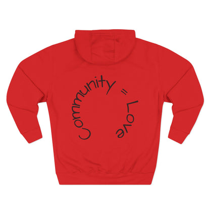 'Community = Love' Hoodie