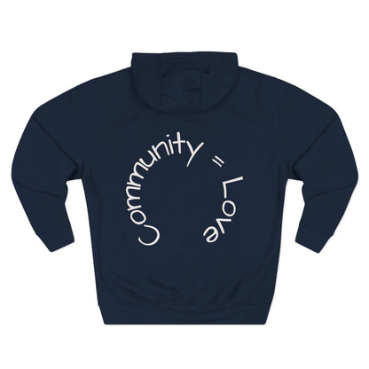'Community = Love' Hoodie