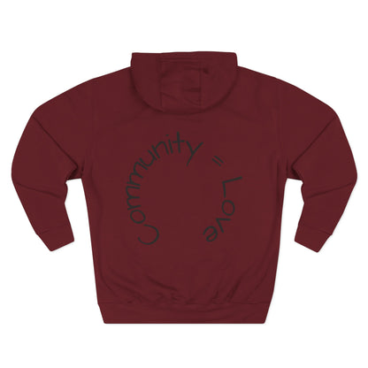 'Community = Love' Hoodie